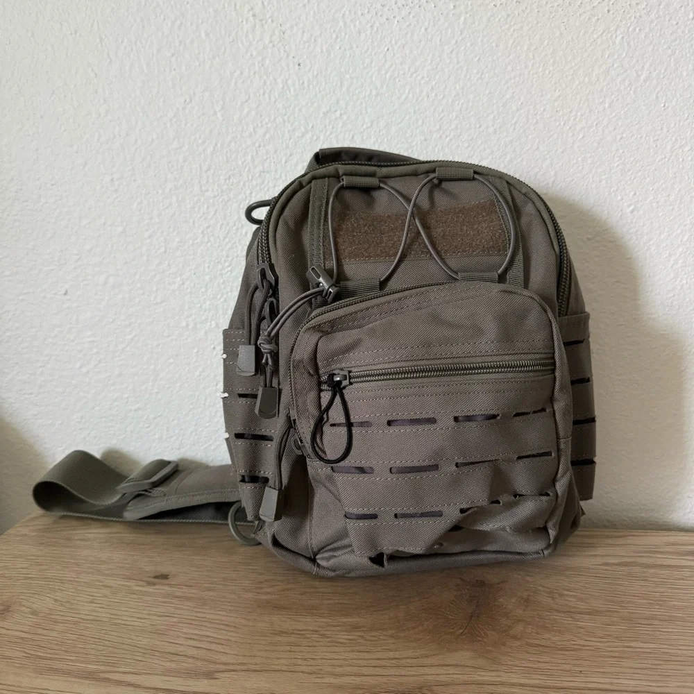 Terratac Tactical Chest Shoulder Crossbody Sling Bag Pack Outdoor Travel‎ Hiking